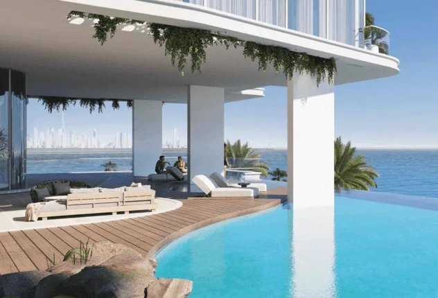 Sunken Cabanas amenity image at Hatimi Residences