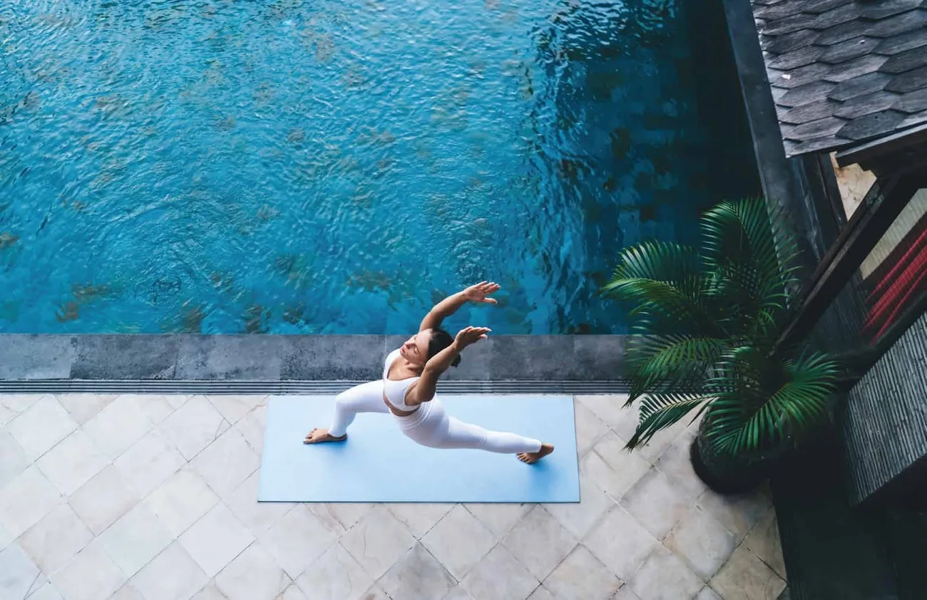Yoga And Aerobics Deck amenity image at Hatimi Residences