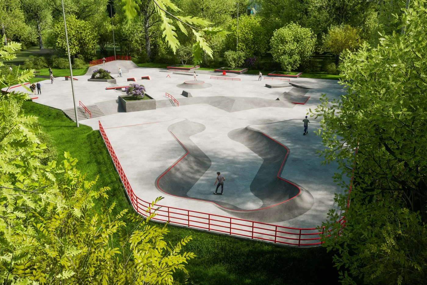 Skate Park amenity image at Havelock Residences