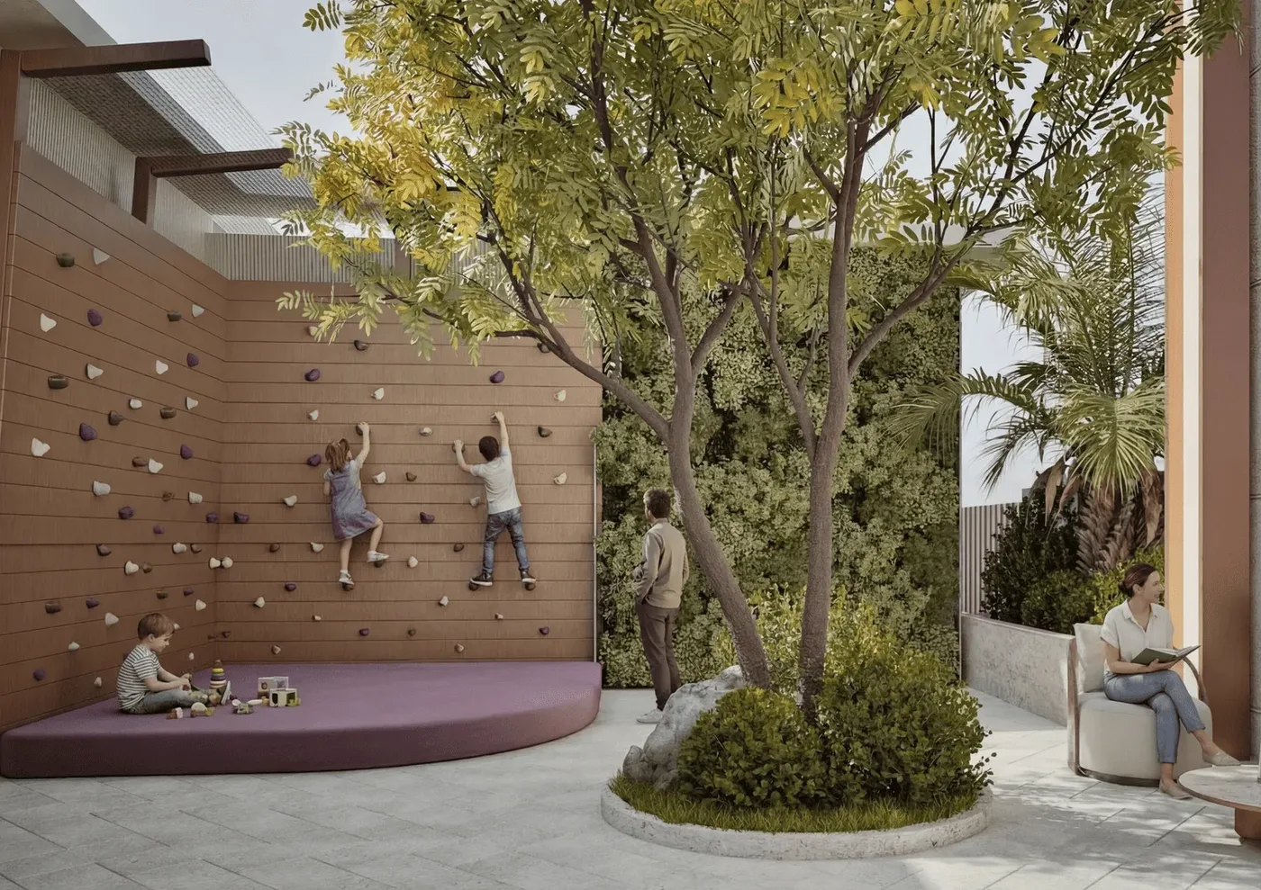 Climbing Wall amenity image at Havencia