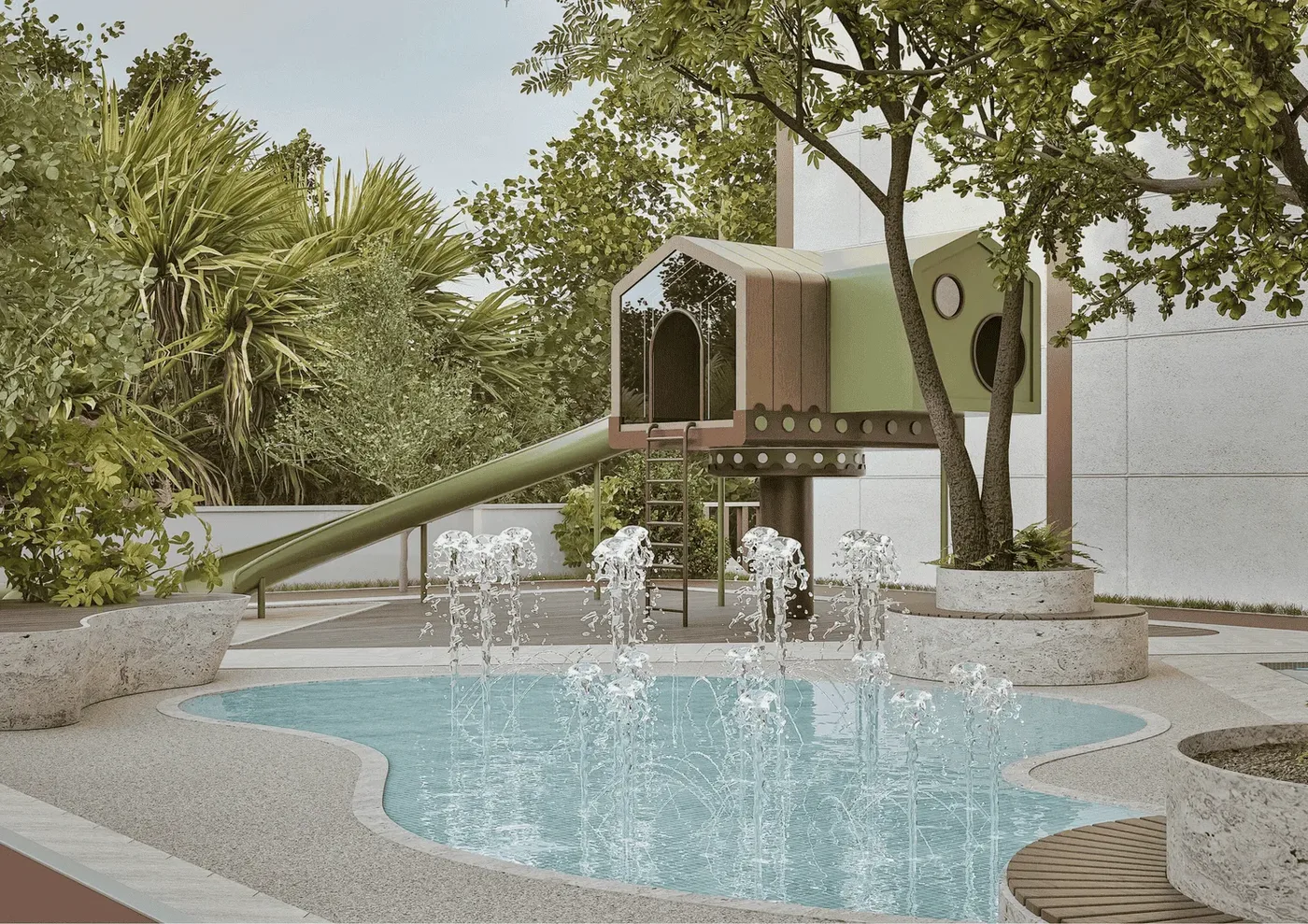 Fountain amenity image at Havencia