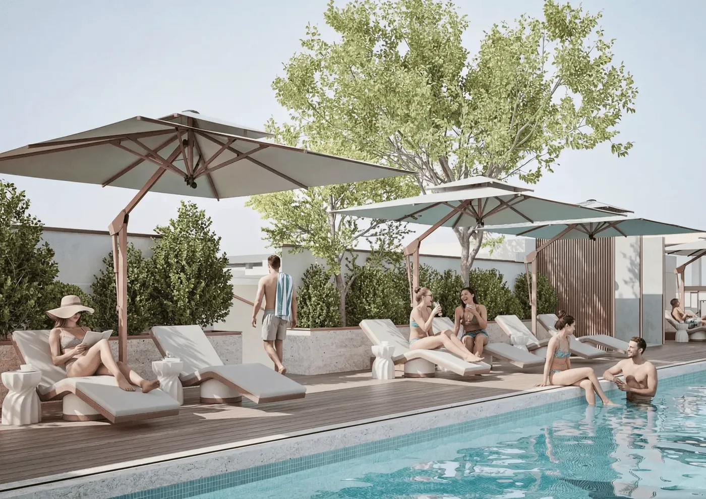Pool Lounge amenity image at Havencia