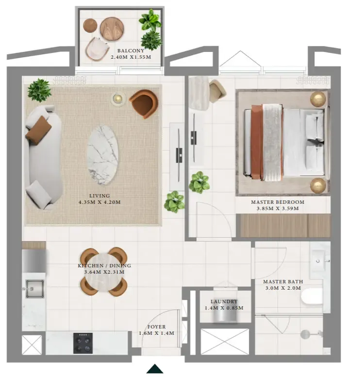 Emaar Hillsedge floor plan
