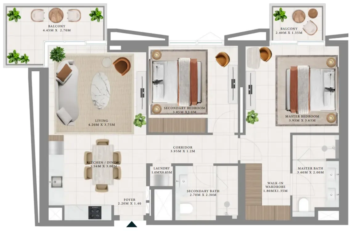 Emaar Hillsedge floor plan