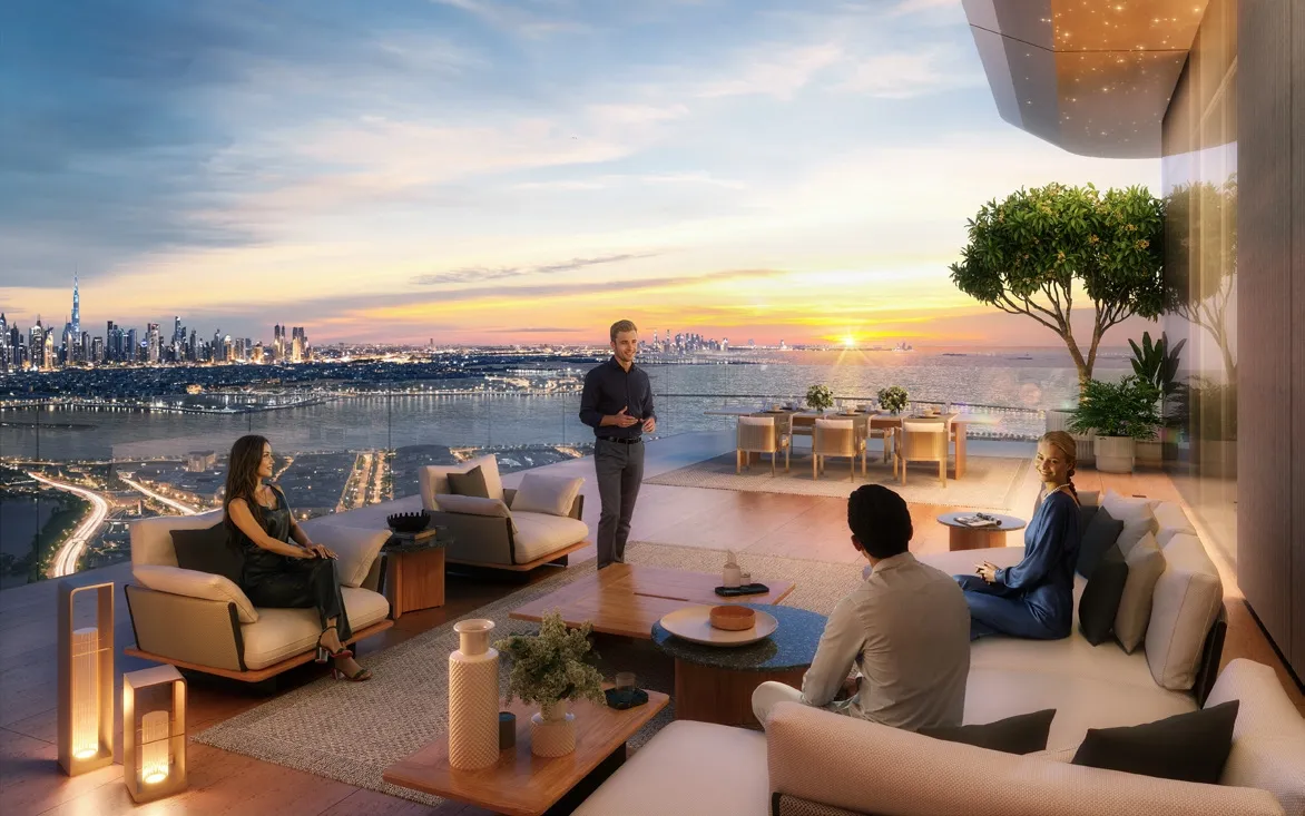 Casual Sky Lounge amenity image at Hilton Residences