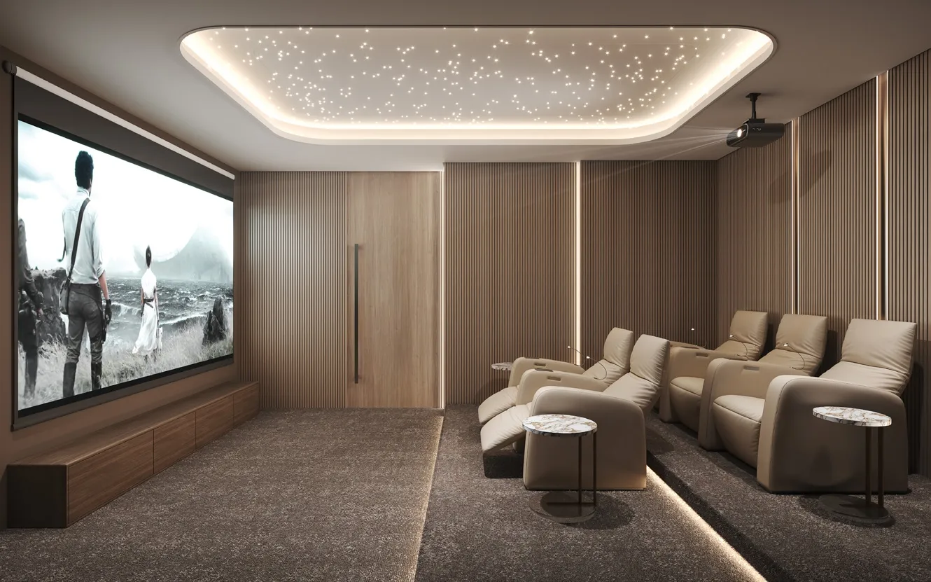 Cinema amenity image at Hilton Residences