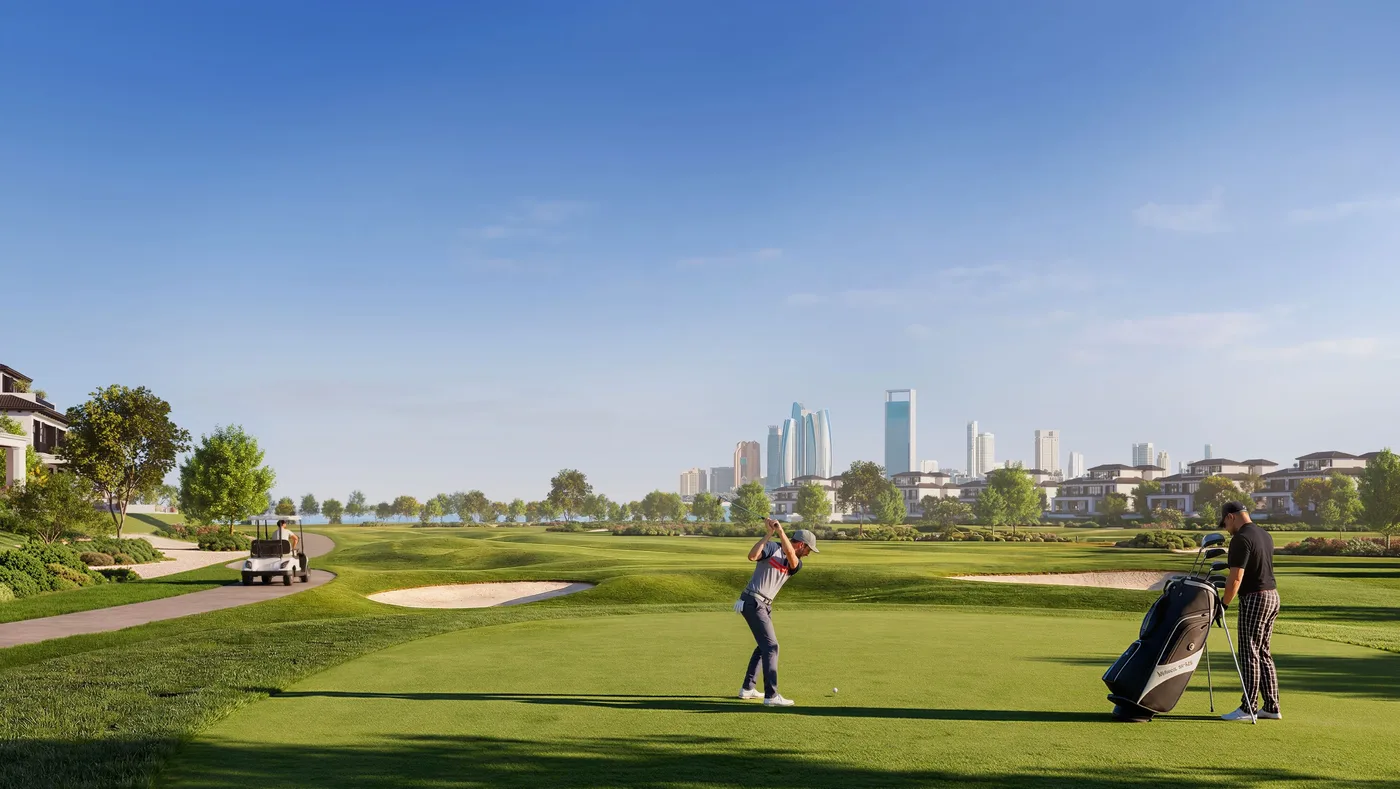 18-Hole Golf Course amenity image at Hudayriyat Golf Estates
