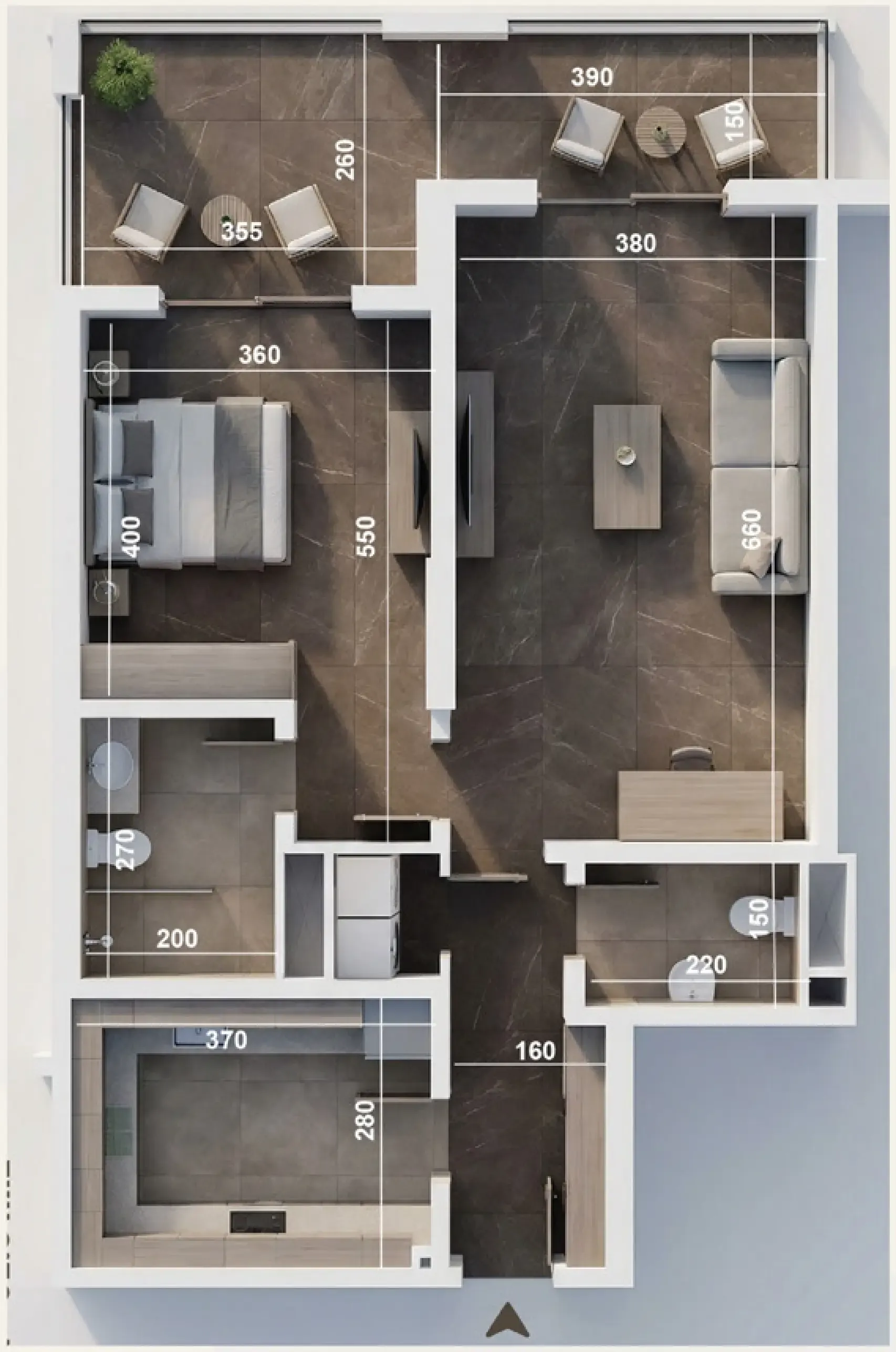 Castor Real Estate Development ICONA Residence floor plan
