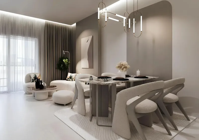 Interior at ICONA Residence in Abu Dhabi Abu Dhabi