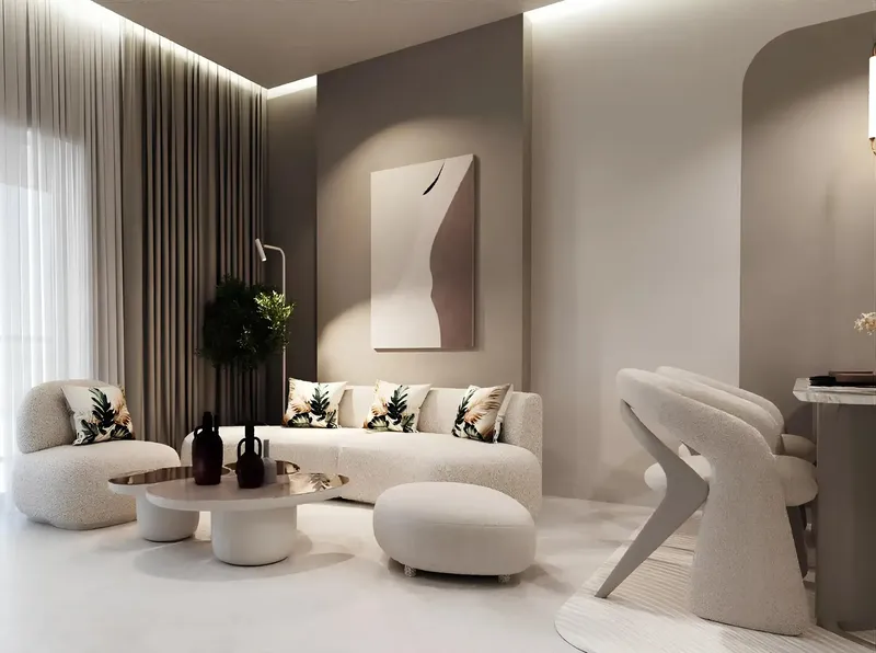 Interior at ICONA Residence in Abu Dhabi Abu Dhabi