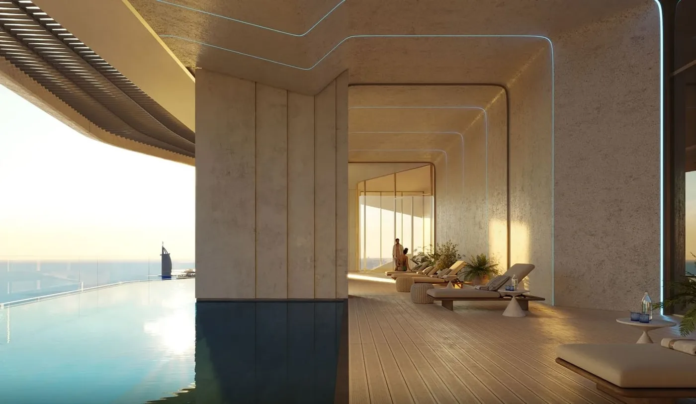 Outdoor Adult Pool amenity image at Iconic Tower
