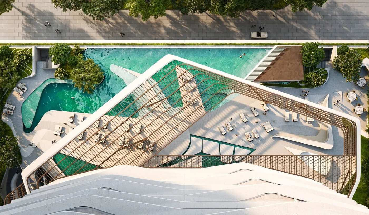 Swimming Pool amenity image at Iconic Tower