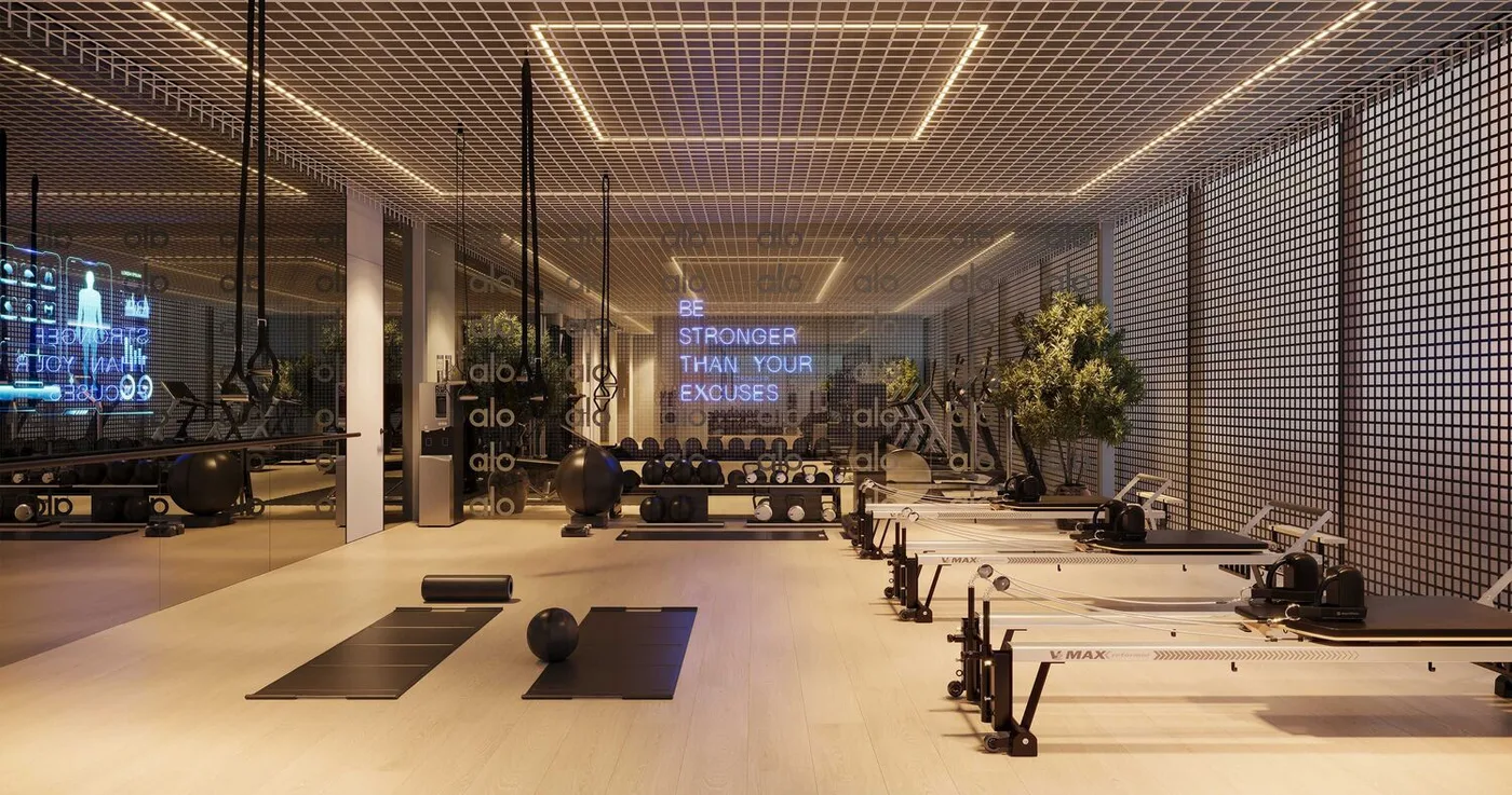 Modern Fitness Studio amenity image at Interstellar Tower