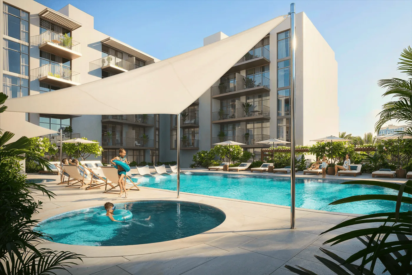 Pool & Kids Pool amenity image at IR1DIAN Park