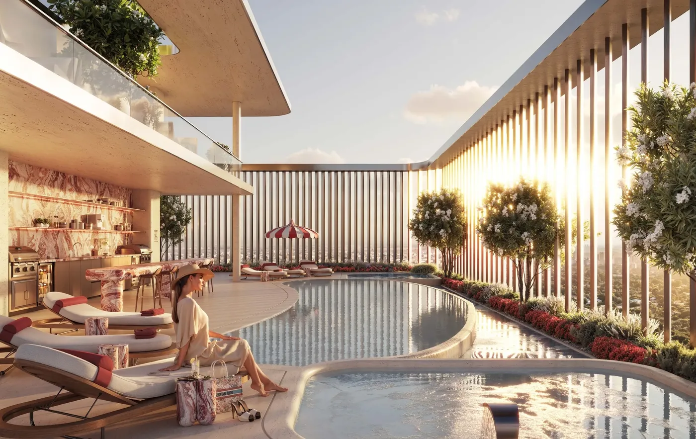 Adult Social Pool & Jacuzzis amenity image at Isla Private Residences