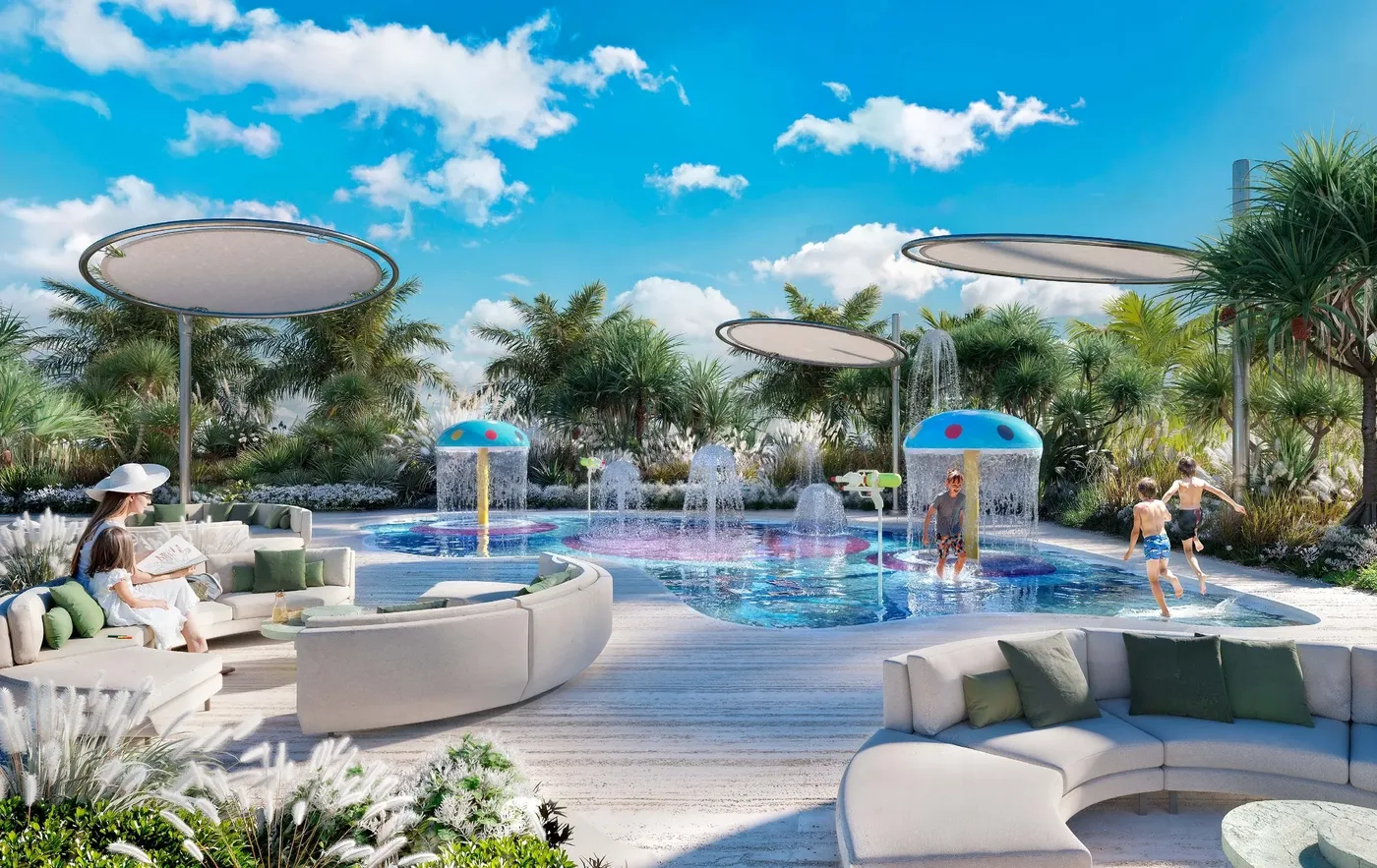 Children's Pool & Splash Pad amenity image at Isla Private Residences