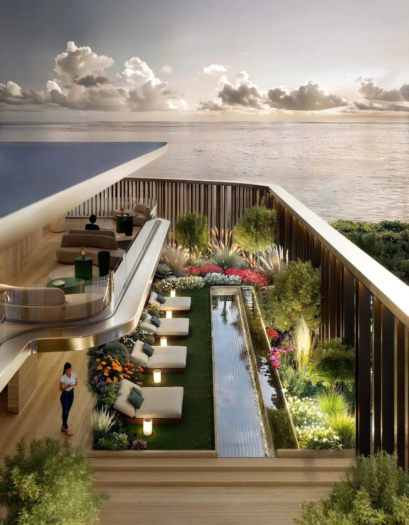 Secret Garden Terrace amenity image at Isla Private Residences