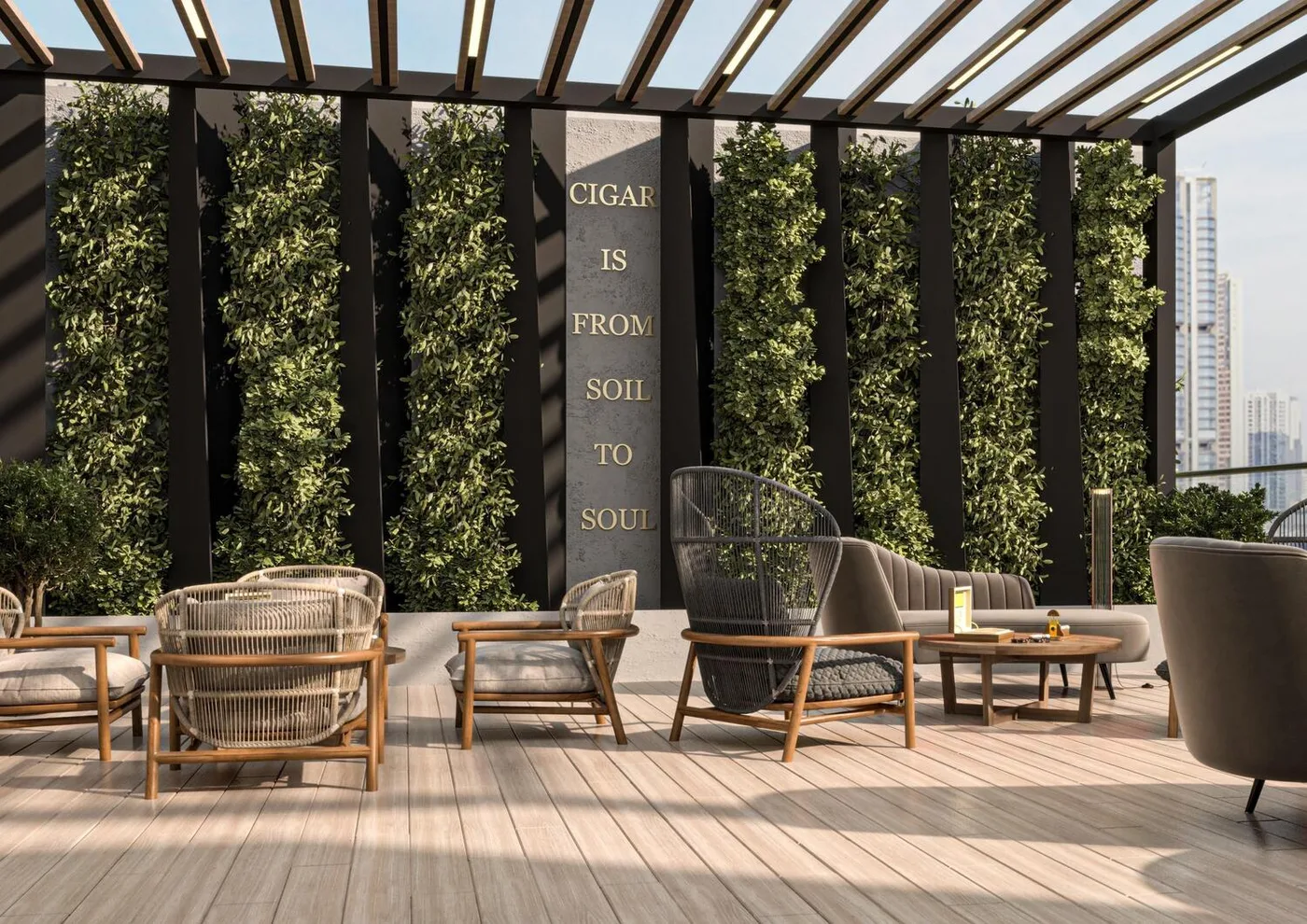 Cigar Lounge amenity image at I'Sola Bella