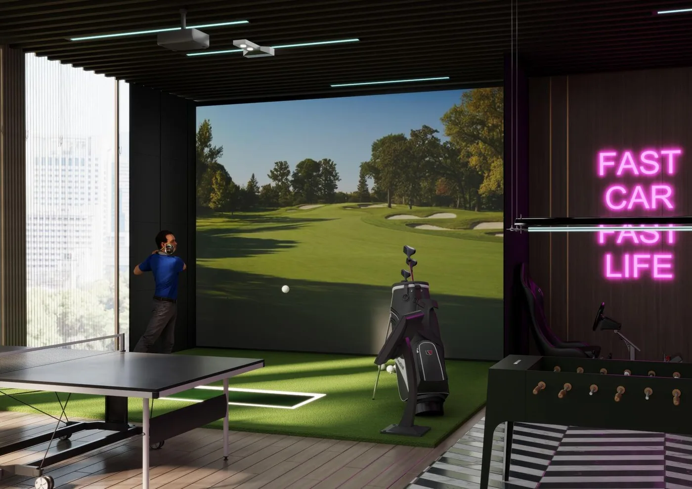 Gaming Room amenity image at I'Sola Bella