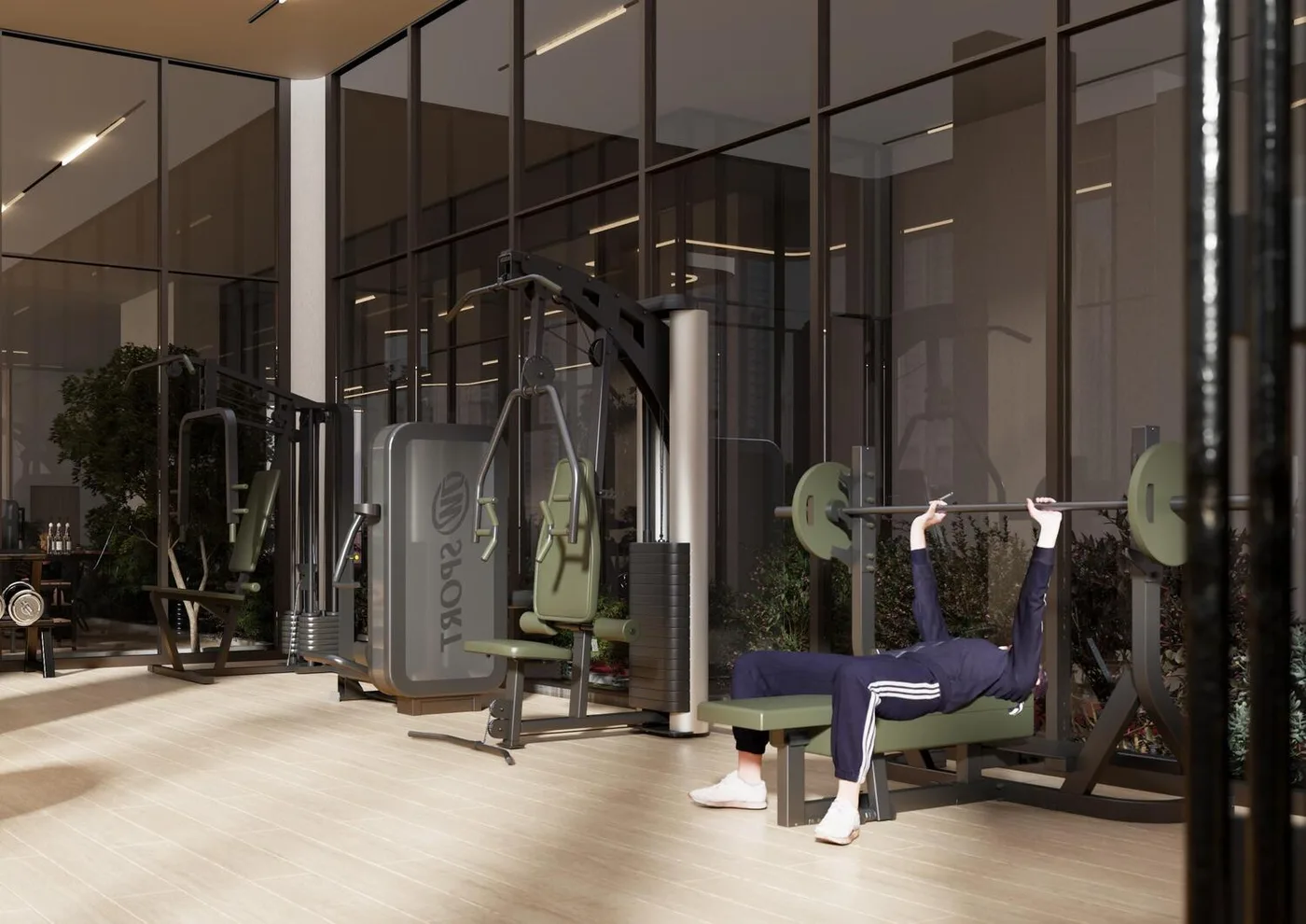 Gym amenity image at I'Sola Bella