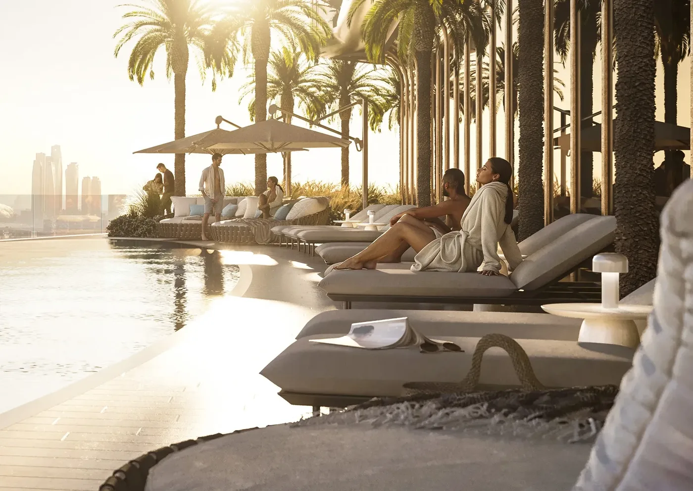 Sky Pool Deck amenity image at Jumeirah Residences at Al Maryah Island