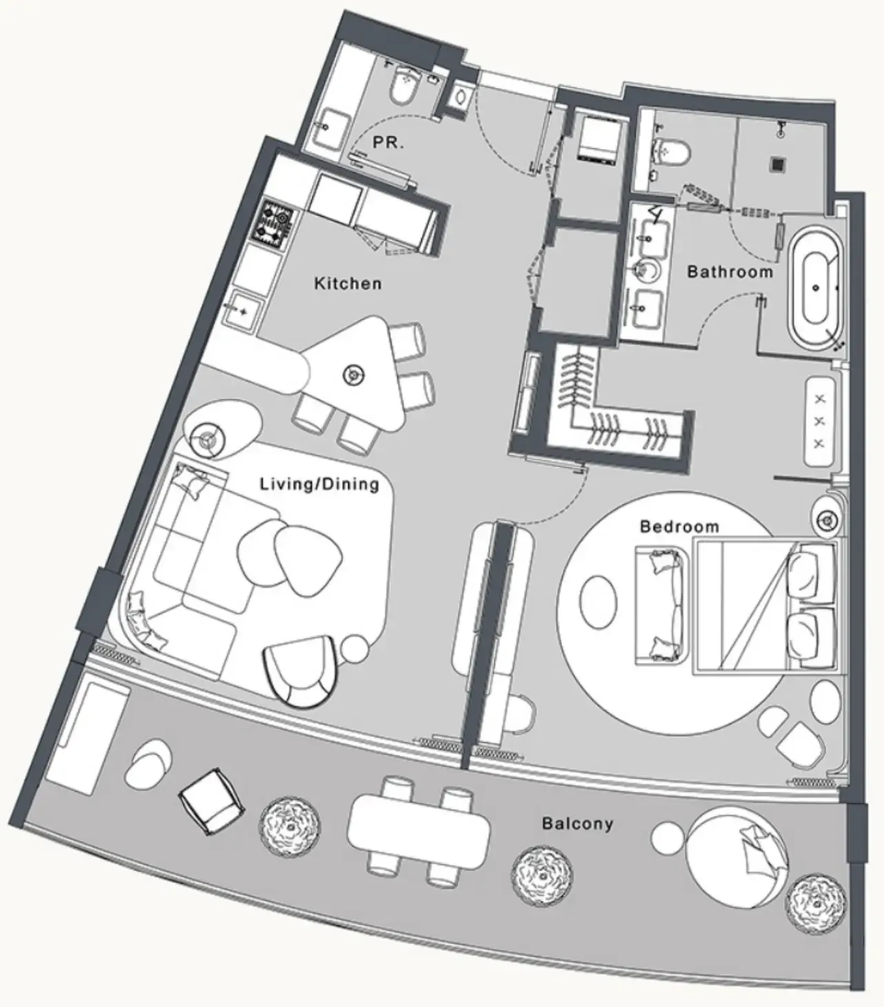 WOW Resorts JW Marriott Residences and Resort floor plan