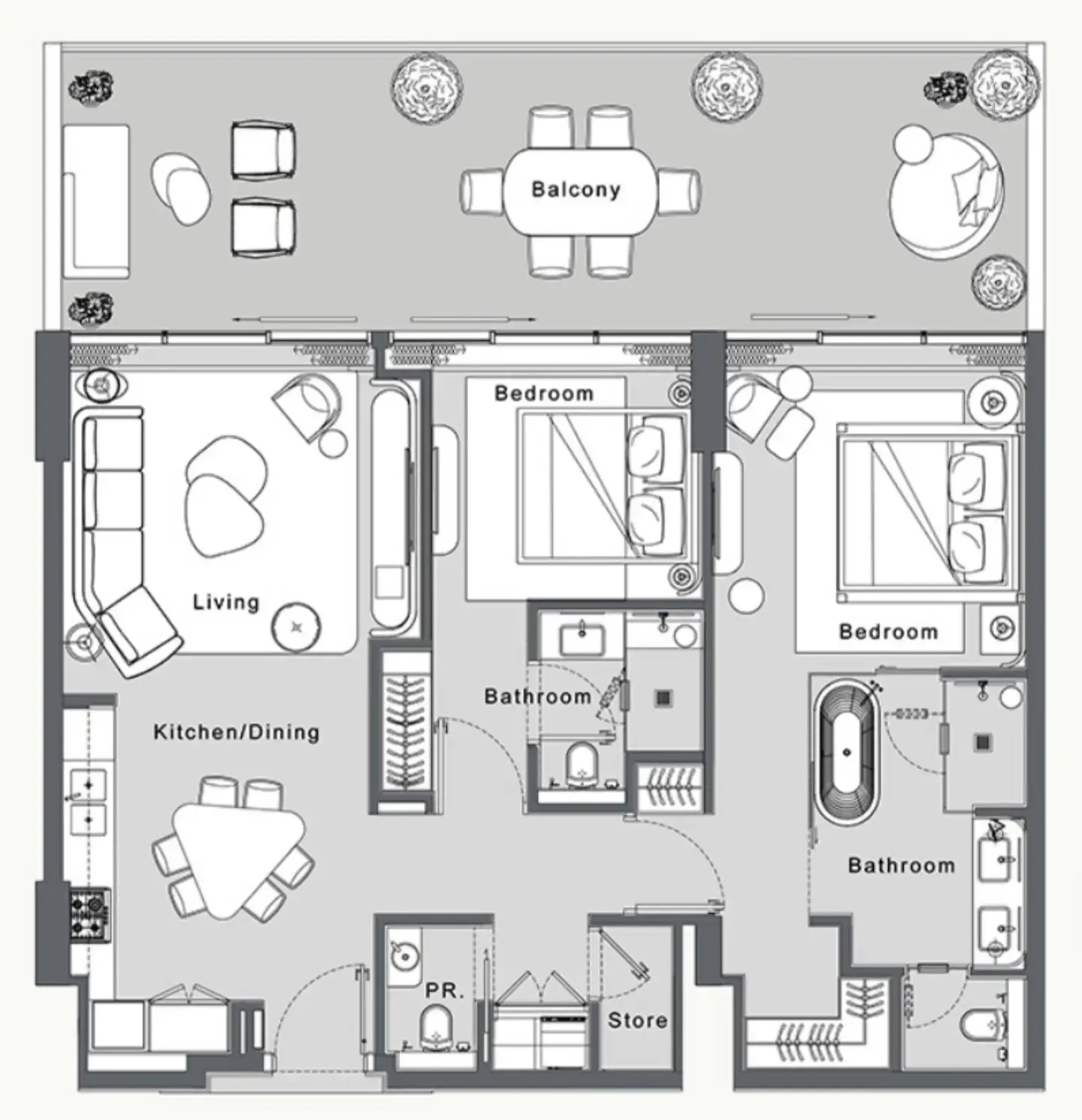 WOW Resorts JW Marriott Residences and Resort floor plan