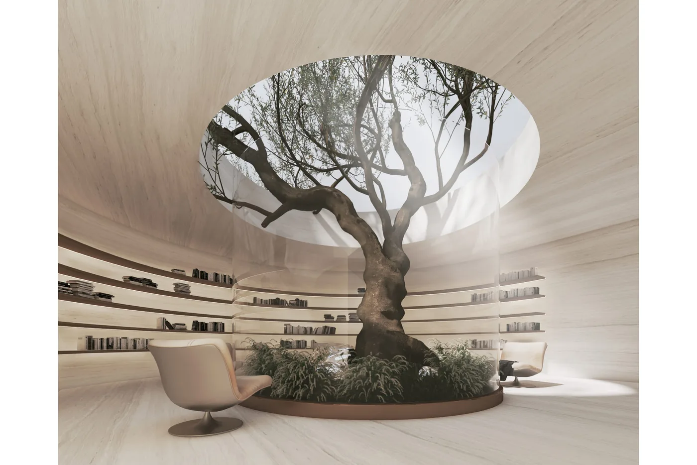 The Naturally Lit 24-Hour Business Centre Is Equipped With Ergonomic Seating And A Circular Reference Library amenity image at Keturah Reserve