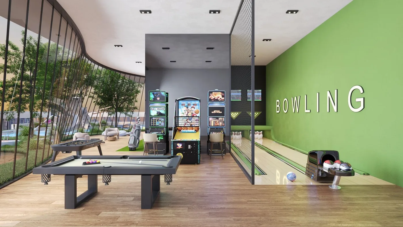 Arcade, Bowling & Pool Table amenity image at Kyoto by ORO24