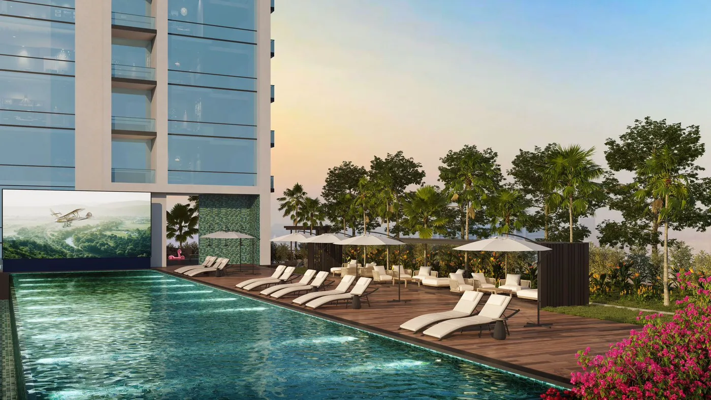 Landscape Pool Deck amenity image at Kyoto by ORO24