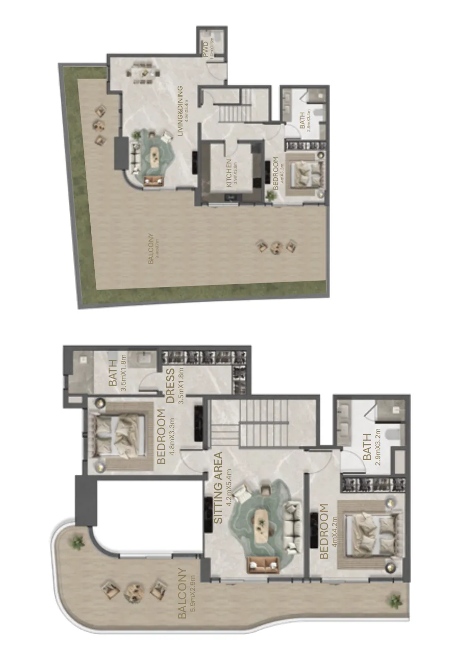 BNW Developments La Perla by BNW Developments floor plan