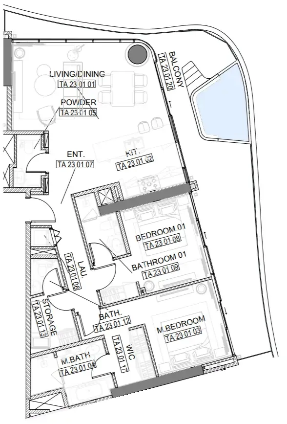 One Development Laguna Residence floor plan