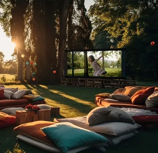 Outdoor & Indoor Cinema amenity image at Laguna Residence