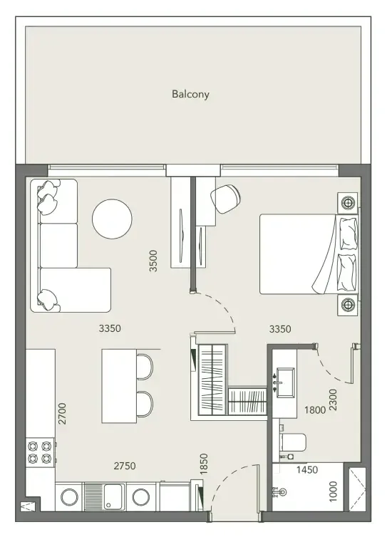 Laya Developers (Akshara Global) Laya Courtyard floor plan