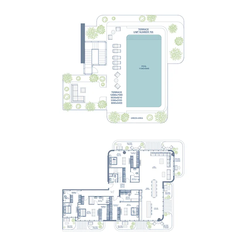 Mr. Eight Development Le Chateau Pietrus floor plan