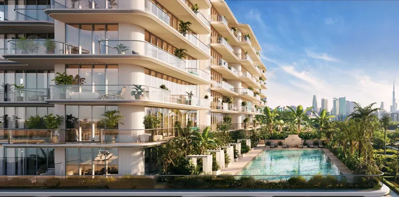 Exterior at Le Chateau Pietrus in Dubai Islands Dubai