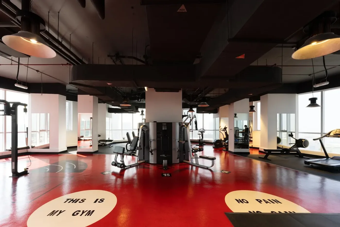 Gym amenity image at Leaf Tower