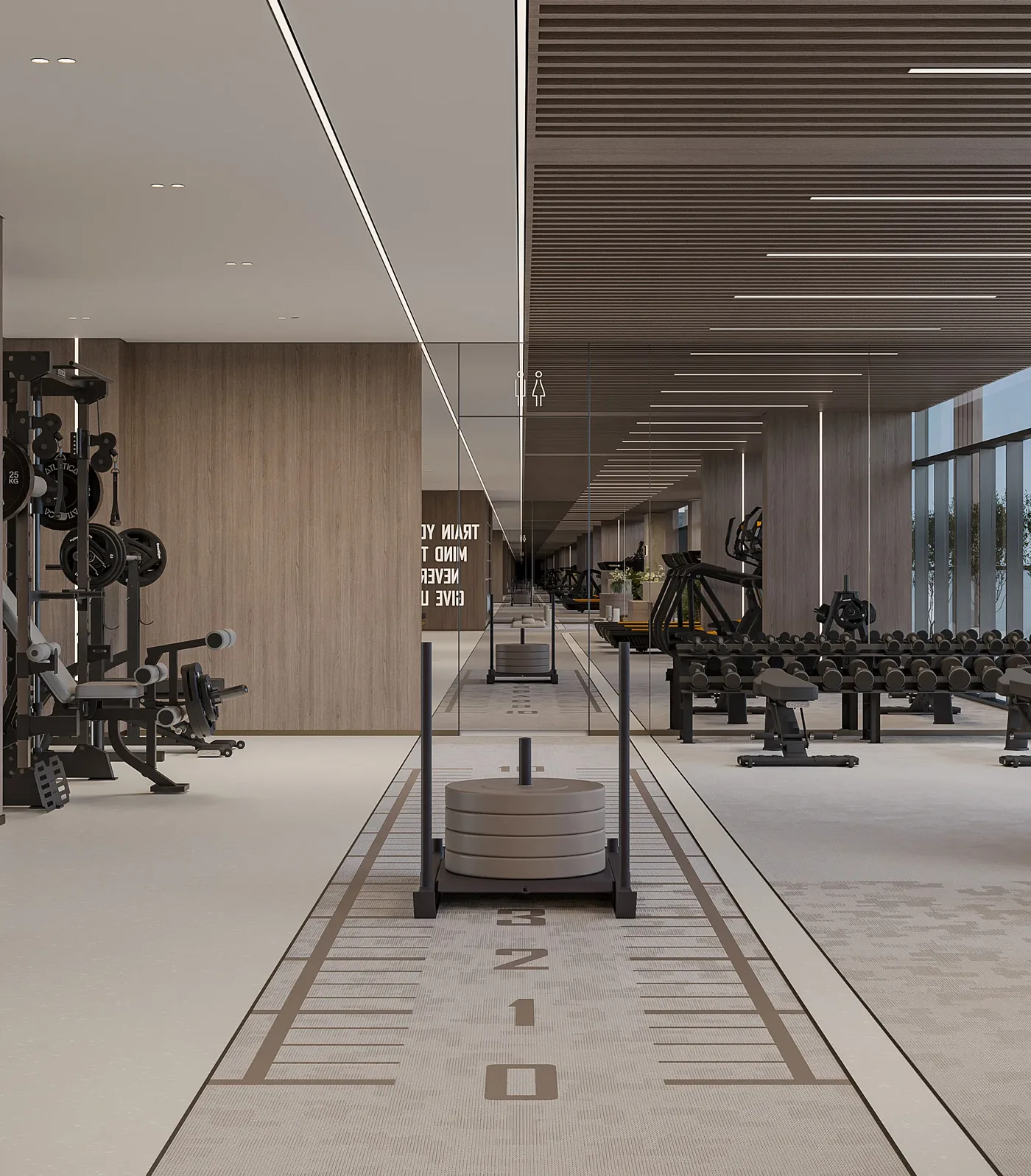Gym amenity image at Linea by Holm