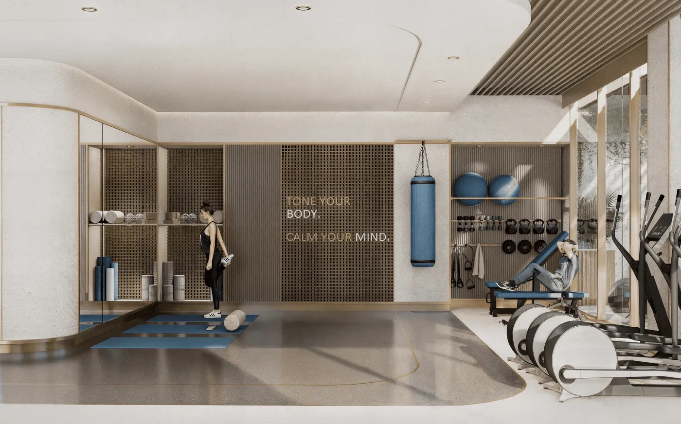 Pilates & Yoga Area amenity image at Liora
