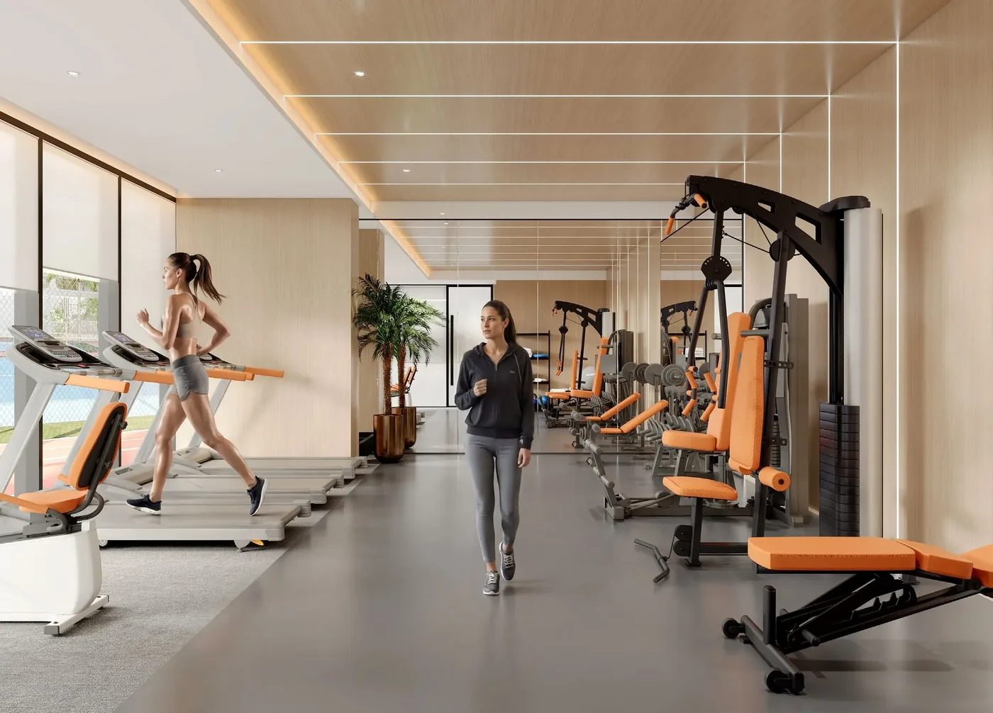 Indoor Gym amenity image at Listone Residence