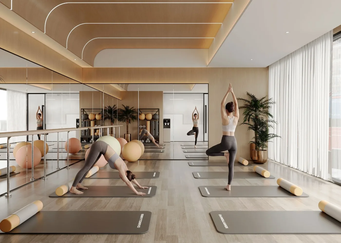 Indoor Yoga Studio amenity image at Listone Residence