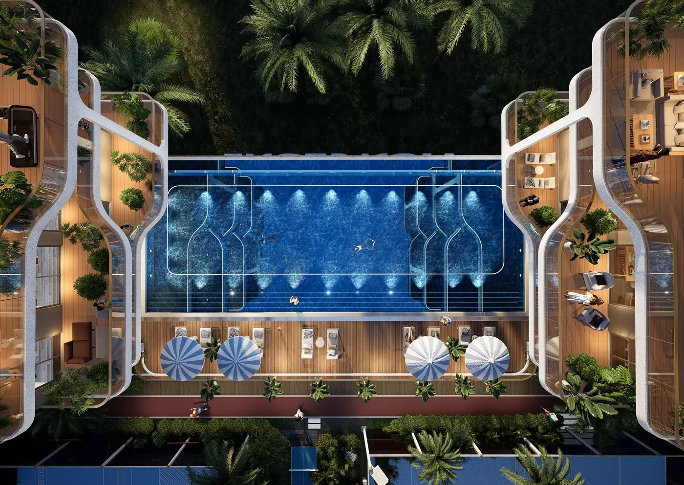Infinity Pool amenity image at Listone Residence