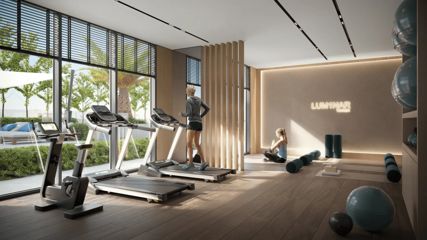 Gym amenity image at LUM1NAR