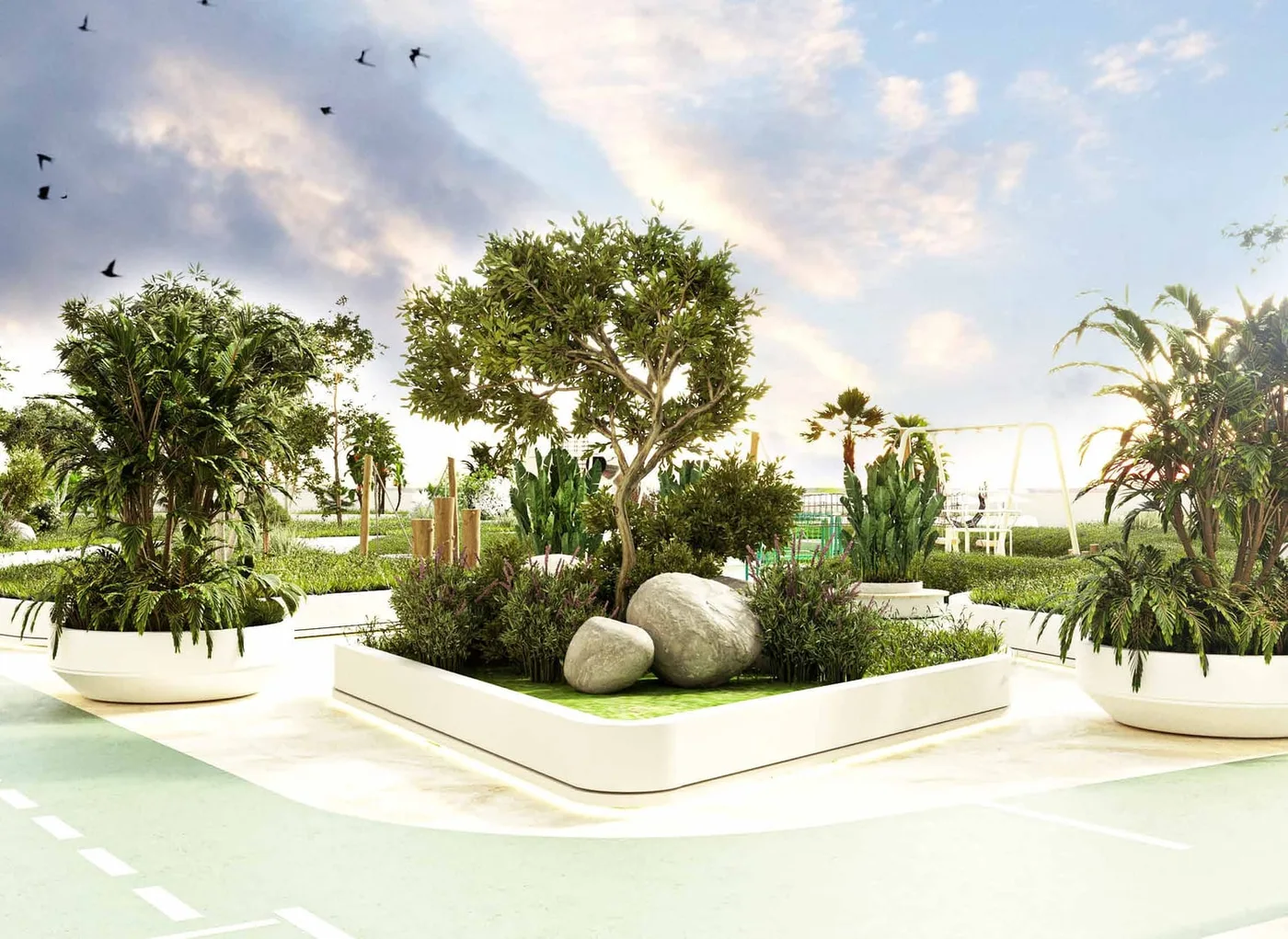 Private Oasis amenity image at Luma Park Views