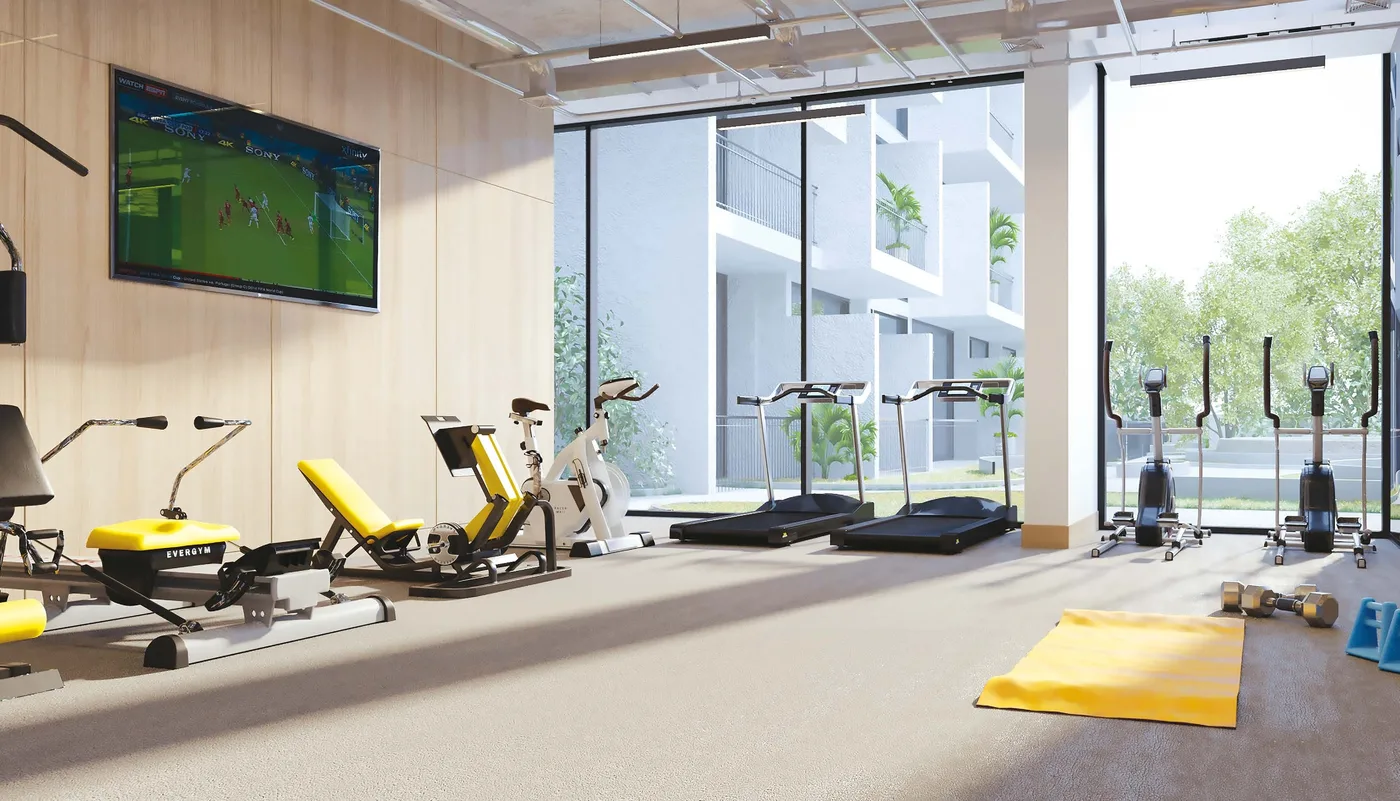 Gym amenity image at Luma22