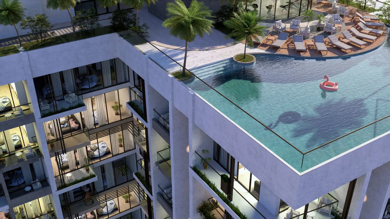 Infinity Edge Pool amenity image at Lumiere Heights