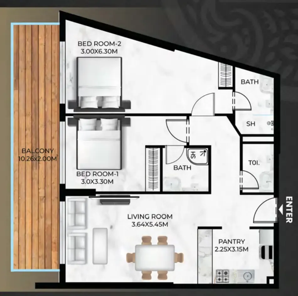ARIB Developments Lumina Vista floor plan