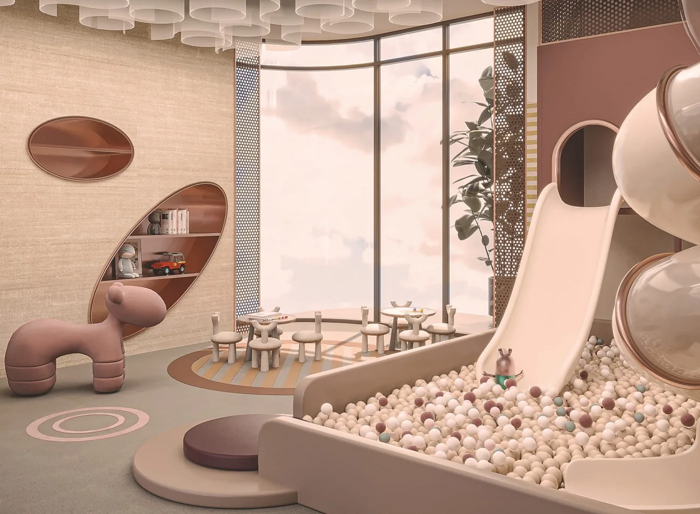 Kids Play Area amenity image at Luxor Tower