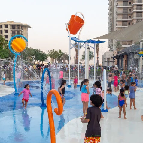 Kids Fountain amenity image at Maha Townhouses