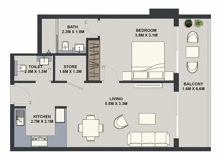 Pantheon Maison Elysee floor plan